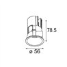 Modular Minude Recessed 56 Outdoor 1x IP54 LED DE | Einbauspot