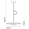 Marset Ginger 42 Oak - White | Hängelampe - Outlet