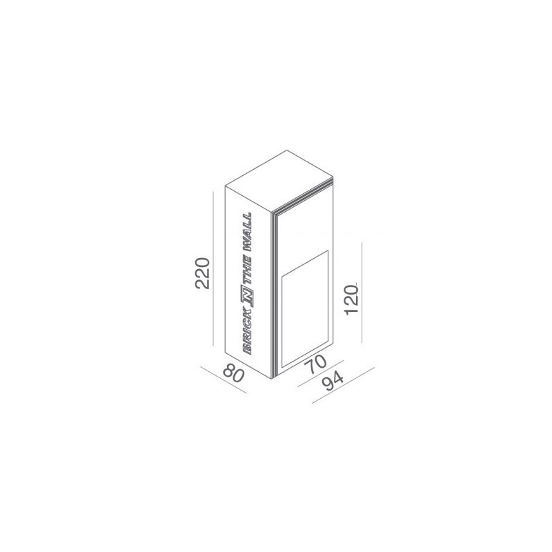 BRICK IN THE WALL Mini LED DIM 100LM IP20