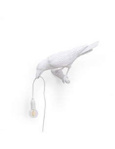 SELETTI Lampe Oiseau Gauche Intérieur Blanc