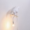 SELETTI Lampe Oiseau Gauche Intérieur Blanc