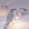 SELETTI Lampe Oiseau Gauche Intérieur Blanc