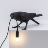 SELETTI Lampe Oiseau En Jouant Intérieur Noir