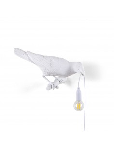 SELETTI Bird lamp Right Outdoor White