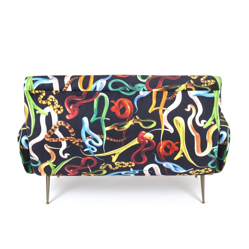 SELETTI Toiletpaper Canapé deux places - Serpents