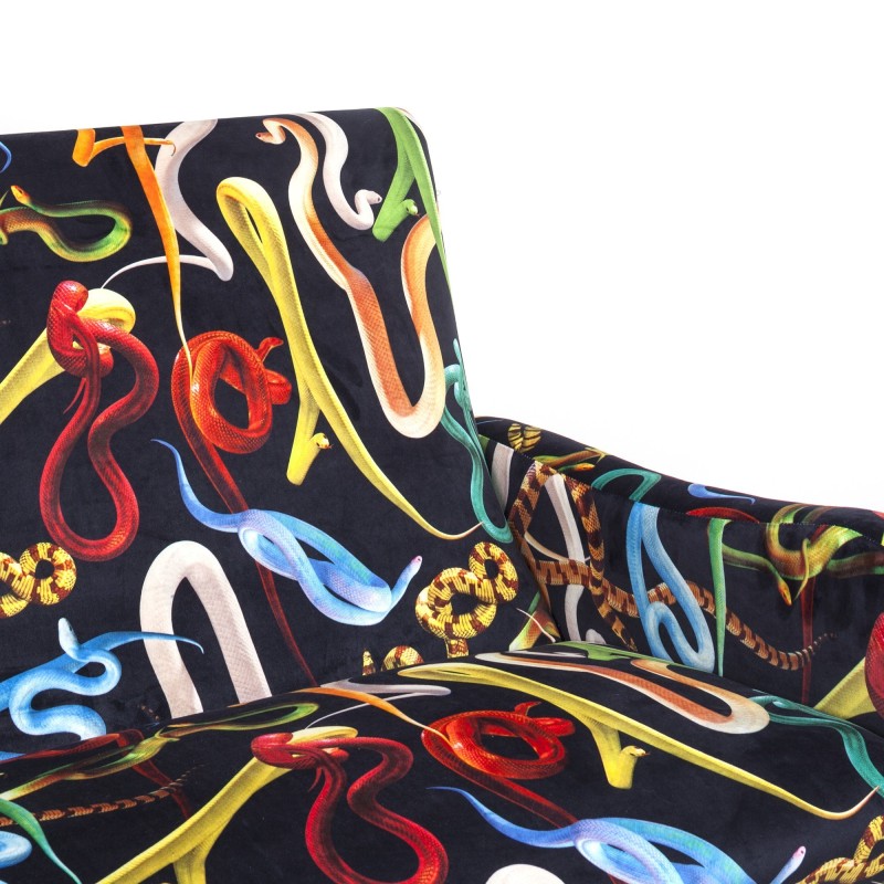 SELETTI Toiletpaper Canapé deux places - Serpents