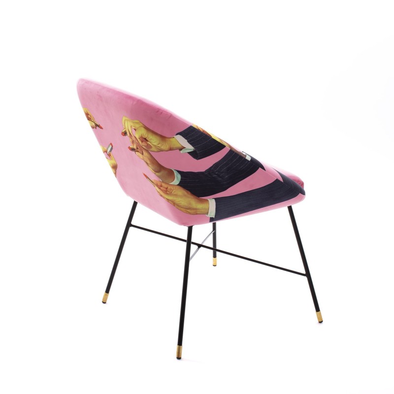 SELETTI Toiletpaper Chaise  - Lipsticks Rose