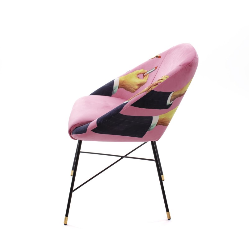 SELETTI Toiletpaper Chaise  - Lipsticks Rose