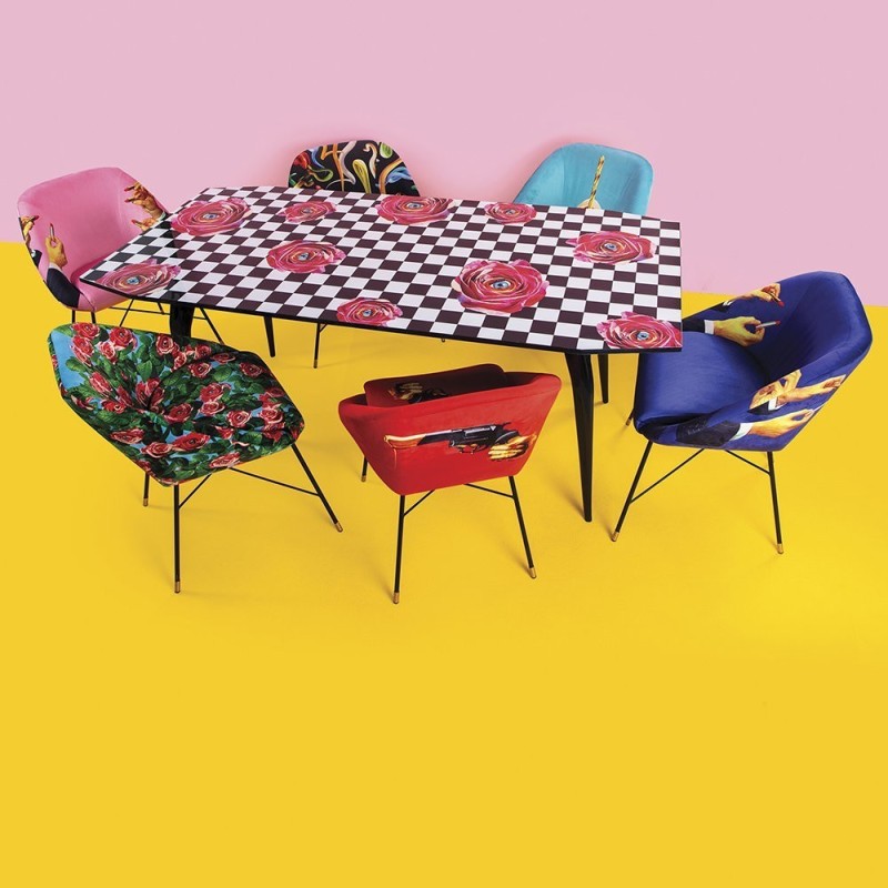SELETTI Toiletpaper Chaise  - Lipsticks Rose