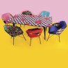 SELETTI Toiletpaper Chaise  - Lipsticks Rose