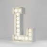 SELETTI Vegaz Lettre métal avec LED - L