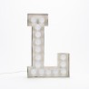 SELETTI Vegaz Lettre métal avec LED - L