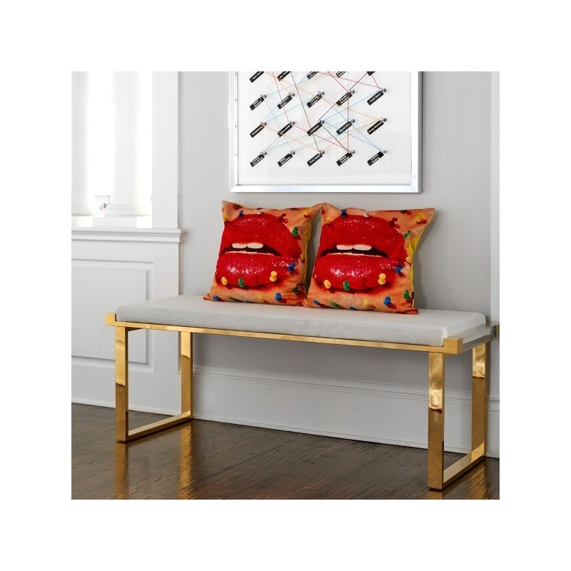 SELETTI Toiletpaper Pillow  - Mouth With Pins