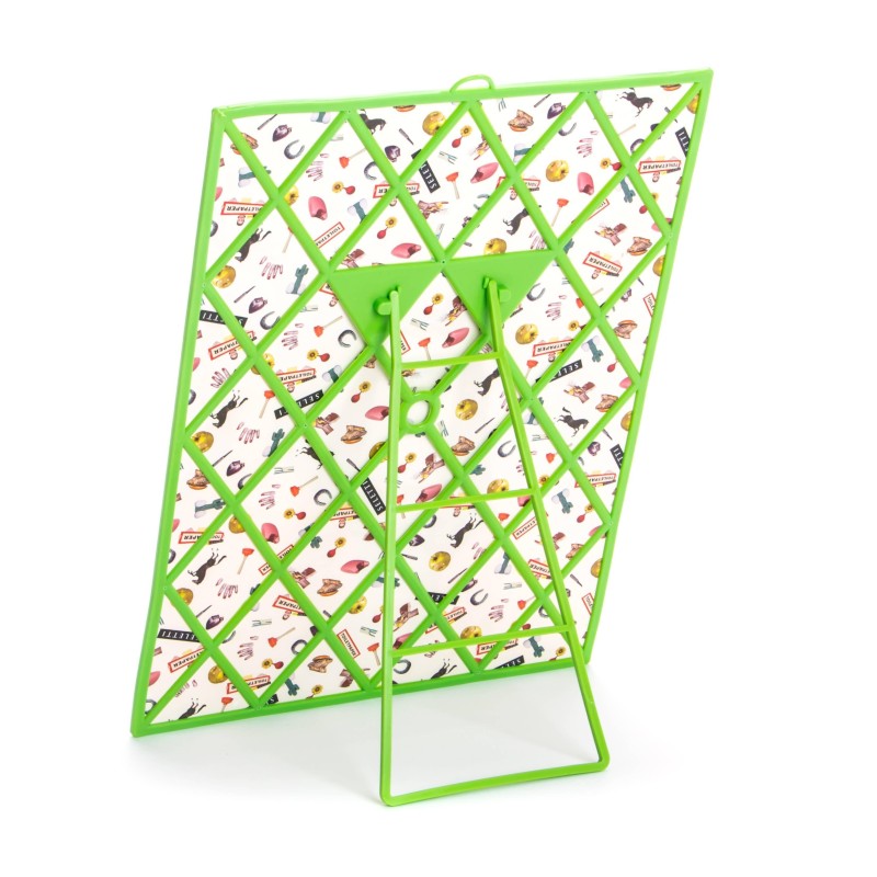 SELETTI Toiletpaper Miroir 30x40 cm - Flowers With Holes