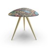 SELETTI Toiletpaper wooden table with metal legs - snakes