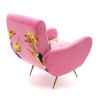 SELETTI Toiletpaper Fauteuil  - Rose - Rouges à lèvres