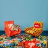 SELETTI Toiletpaper Fauteuil  - Rose - Rouges à lèvres