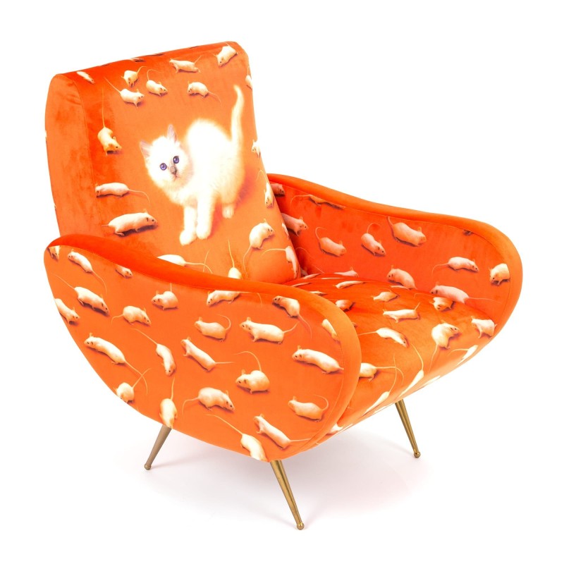 SELETTI Toiletpaper Fauteuil  - Petit Chat