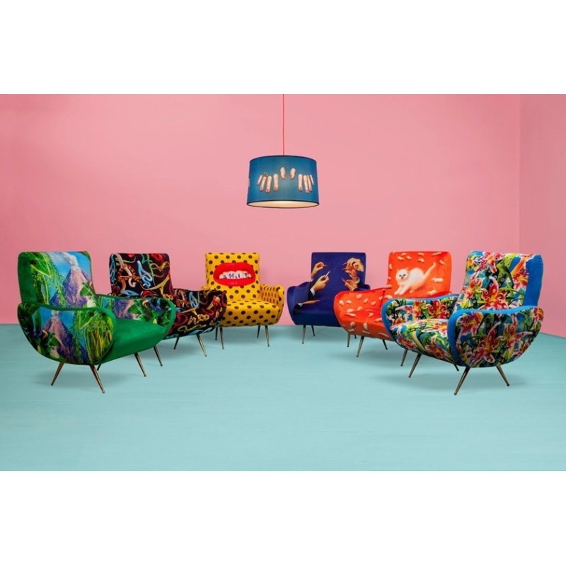 SELETTI Toiletpaper Armchair  - Flowers