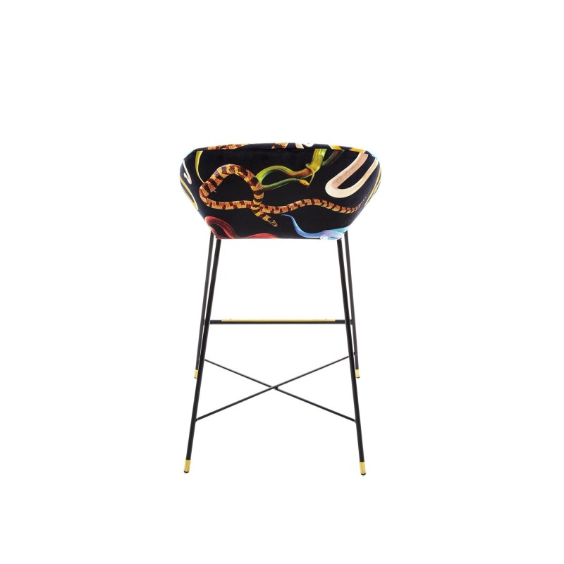 SELETTI Toiletpaper High Stool - Snakes