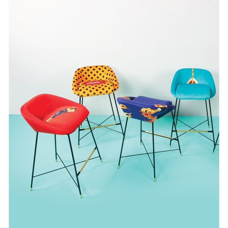 SELETTI Toiletpaper High Stool - Drill