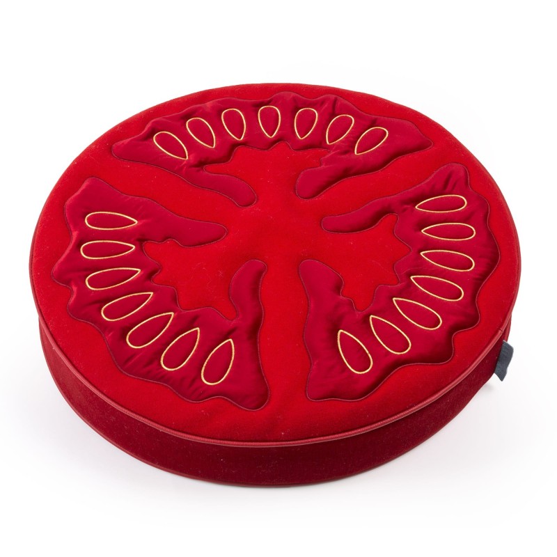 SELETTI Studio Job-Blow Oreiller Tomate