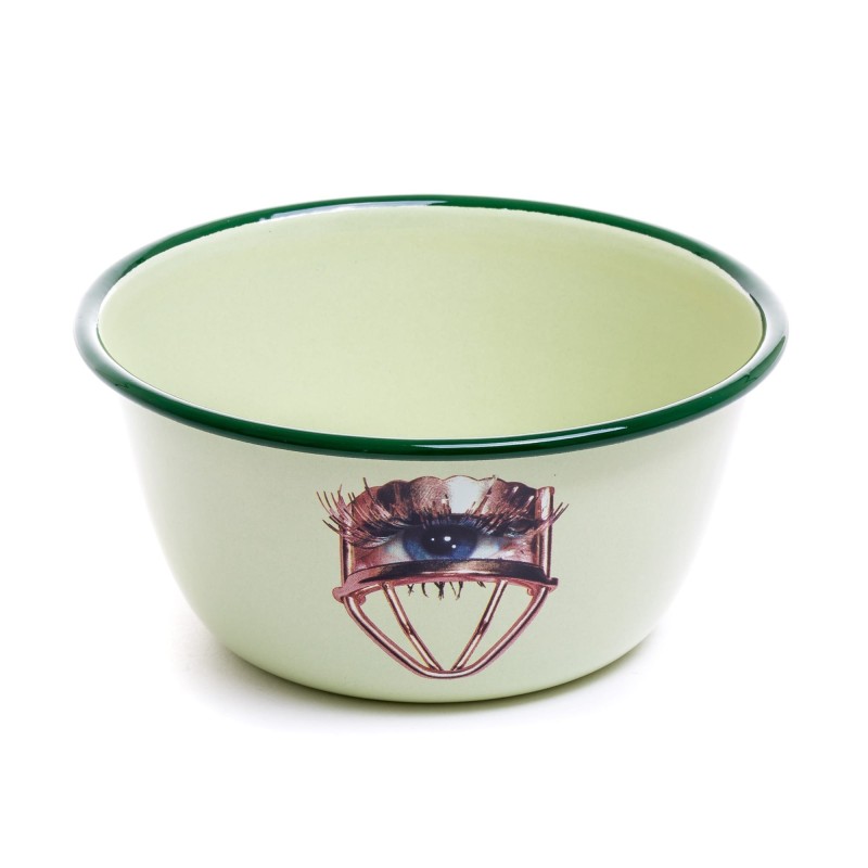 SELETTI Toiletpaper bowl metal enameled - eye
