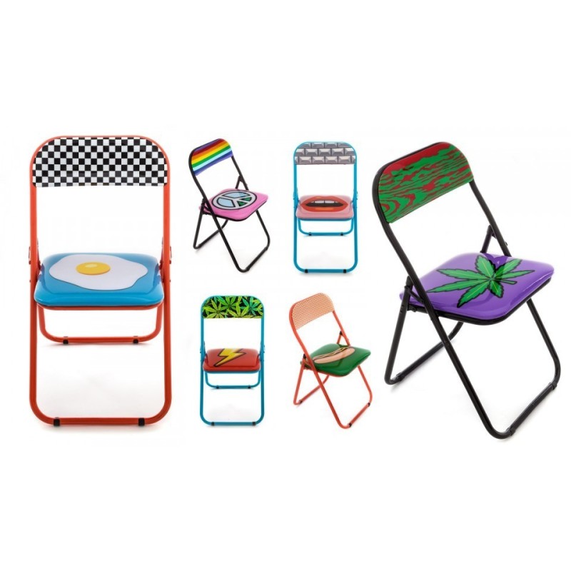 SELETTI Studio Job-Blow Chaise pliante  - Flash
