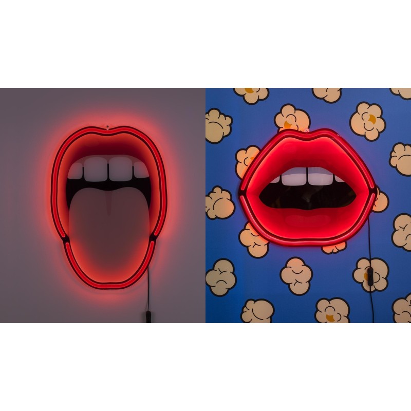 SELETTI Studio Job-Blow Neon lamp  - Tongue