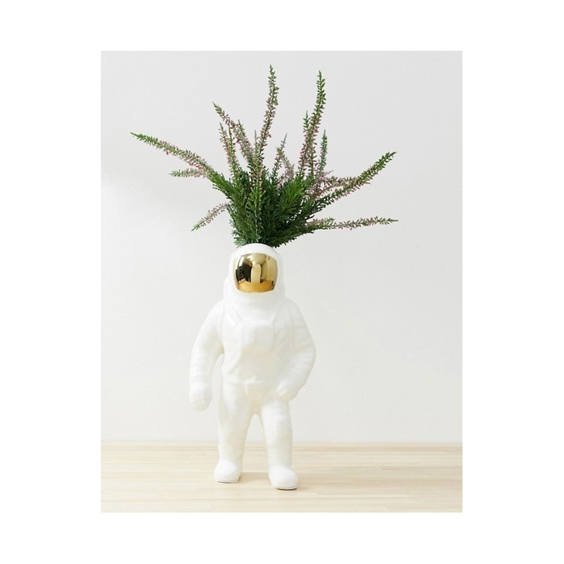 SELETTI Cosmic Diner Porcelain Starman vase Cosmic Diner