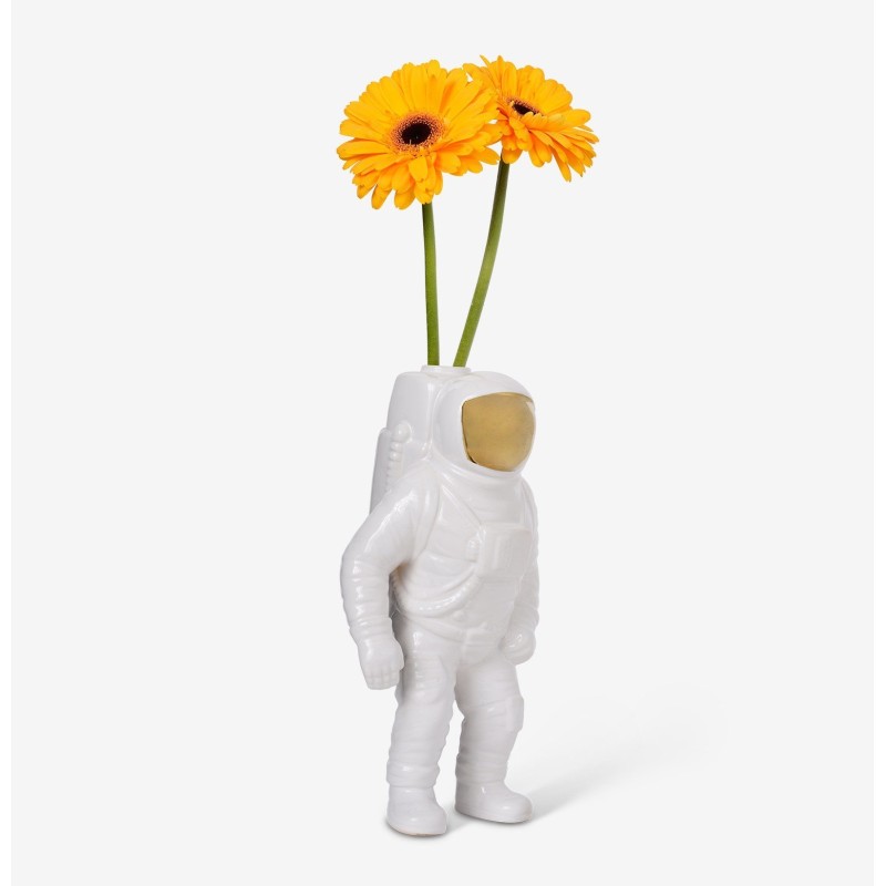 SELETTI Cosmic Diner Porcelain Starman vase Cosmic Diner