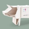 SELETTI Sending animals 2.0 Armoire en bois SELETTI - cochon