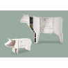 SELETTI Sending animals 2.0 Wooden Cupboard - Cow