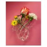 copy of SELETTI Vase in porcelain "Love In Bloom" - Transparant
