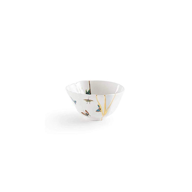 SELETTI Kintsugi Porcelain fruitbowl n'2