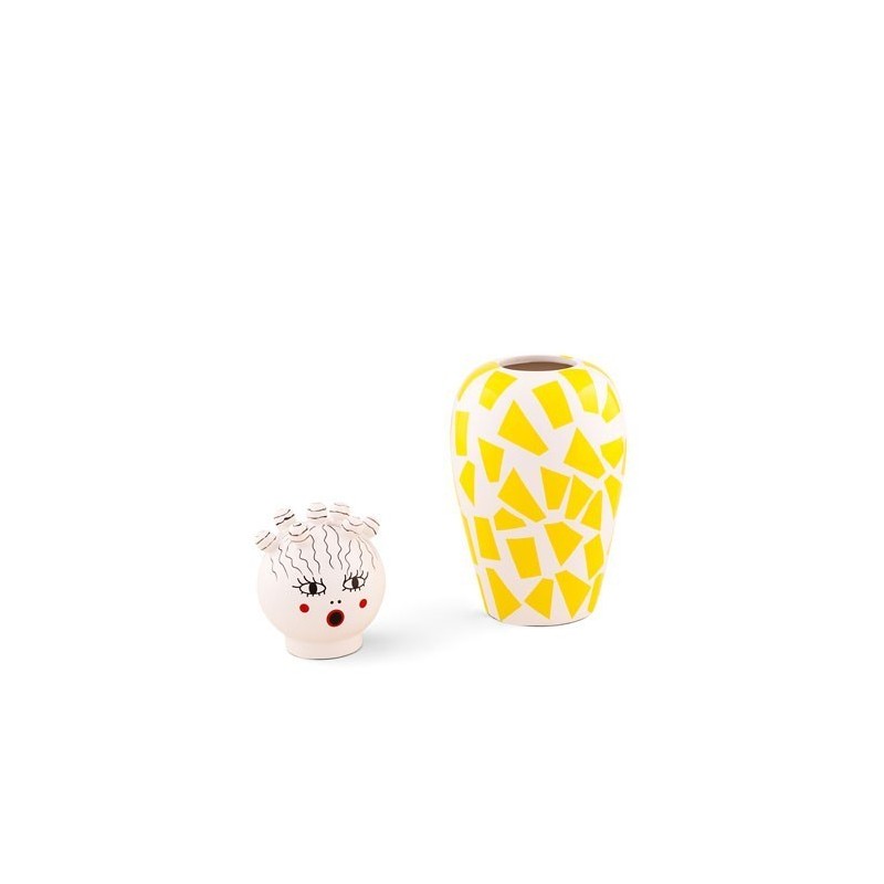 SELETTI Le Canopie Vase dolomite  - Rosio