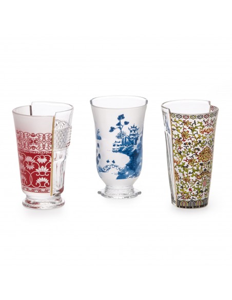 SELETTI Hybrid Glass Set of 3 - Clarice