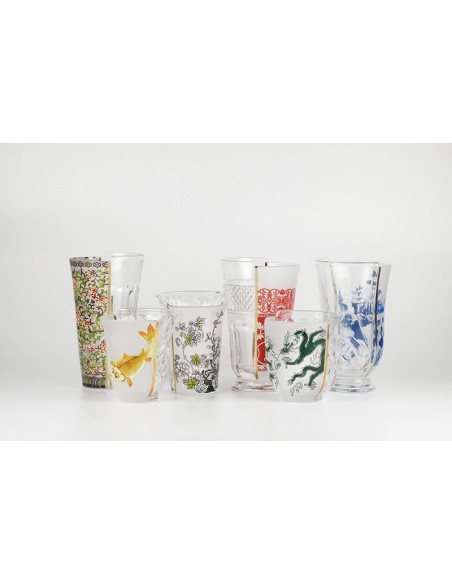 SELETTI Hybrid Glass Set of 3 - Clarice