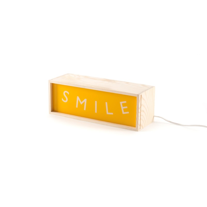 SELETTI lighthink_boxes box bois léger - Cm.30x10,5 h.10,5