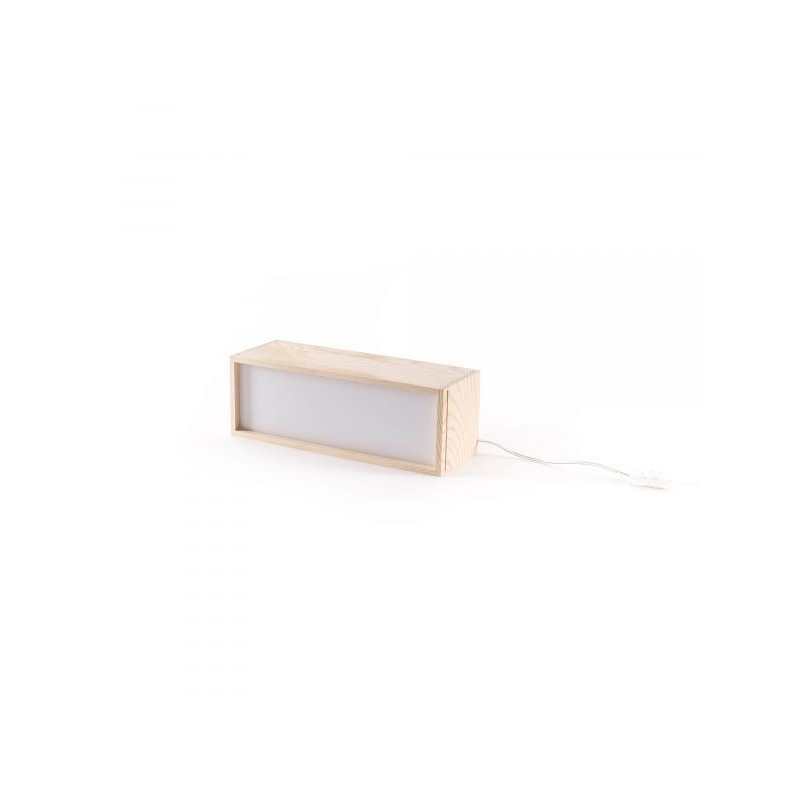 SELETTI lighthink_boxes box bois léger - Cm.30x10,5 h.10,5