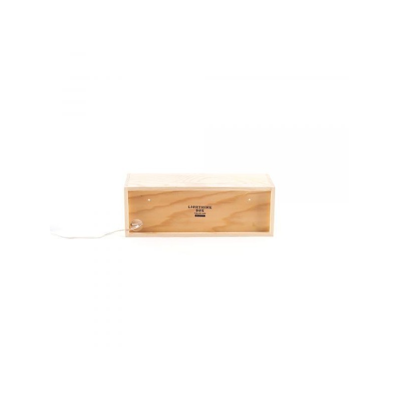 SELETTI lighthink_boxes box bois léger - Cm.30x10,5 h.10,5