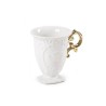 SELETTI I-wares tasse en porcelaine - manche or