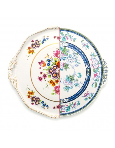 SELETTI Hybrid Plateau rond porcelaine  - Dorotea