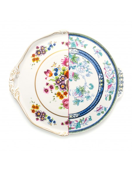 SELETTI Hybrid Plateau rond porcelaine  - Dorotea