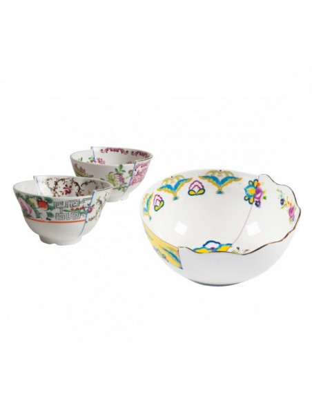 SELETTI Hybrid Porcelain Fruit bowl - Irene