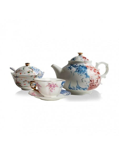 SELETTI Hybrid Théière Porcelaine - Smeraldina