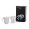 SELETTI Estetico Quotidiano set 2 mug cups in porcelain