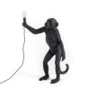 SELETTI Singe Lampe Debout Noir - Extérieur