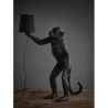 SELETTI Singe Lampe Debout Noir - Extérieur