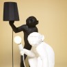 SELETTI Singe Lampe Debout Noir - Extérieur